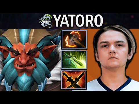Troll Warlord Dota 2 Gameplay Spirit.Yatoro with Battlefury - Butterfly #dota #dota2