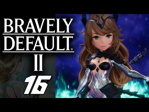Bravely Default 2 Part 16 DRAGOON BOSS BATTLE  BEST GIRL MARTHA Battle Gameplay Walkthrough
