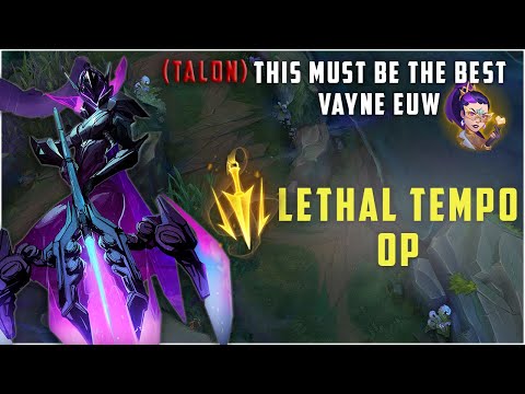 LETHAL TEMPO ON VAYNE IS OP! MASTER PLAYERS CANT STOP ME  | VAYSU