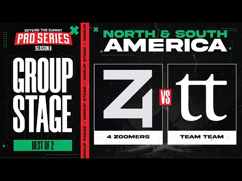 4 Zoomers vs Team Team Game 2 - BTS Pro Series 8 AM: Group Stage w/ Kmart & ET