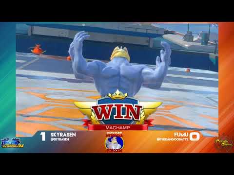 SkyRasen (Machamp) vs Fumu (Blaziken/Decidueye) - Pokken at LWG - 2/13/18