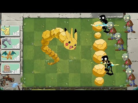 Pokémon vs Plants vs Zombies DAY #3 : Pikachu Fusion Hacks