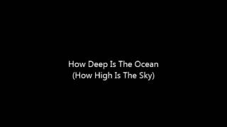 Jazz Backing Track - How Deep Is The Ocean