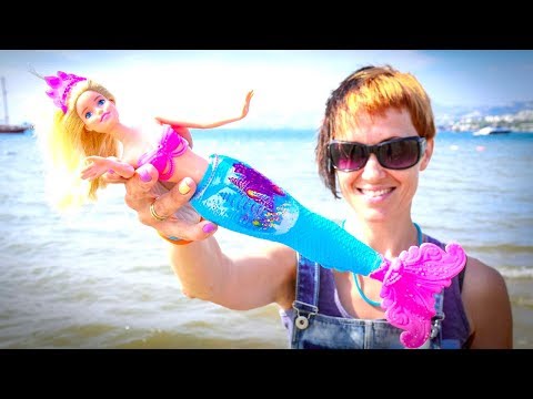 Видео для девочек - Барби Русалочка и Маша капуки кануки