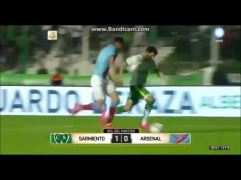 Sarmiento 1 Arsenal 0 - El Gol!!! Fecha 1 Primera División 2016
