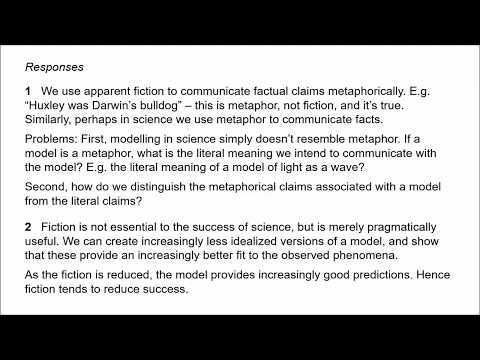 Scientific Realism 11 (old version) - Models and Fictions