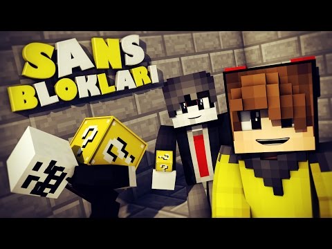 TROLLCÜ REYİZLER!  - Minecraft TROLL ŞANS BLOKLARI YARIŞI !