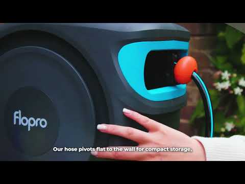 flopro auto rewind hose 20m Video