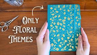 6 Months of Floral Journal Theme Inspiration | Mystery Journal Flip Through
