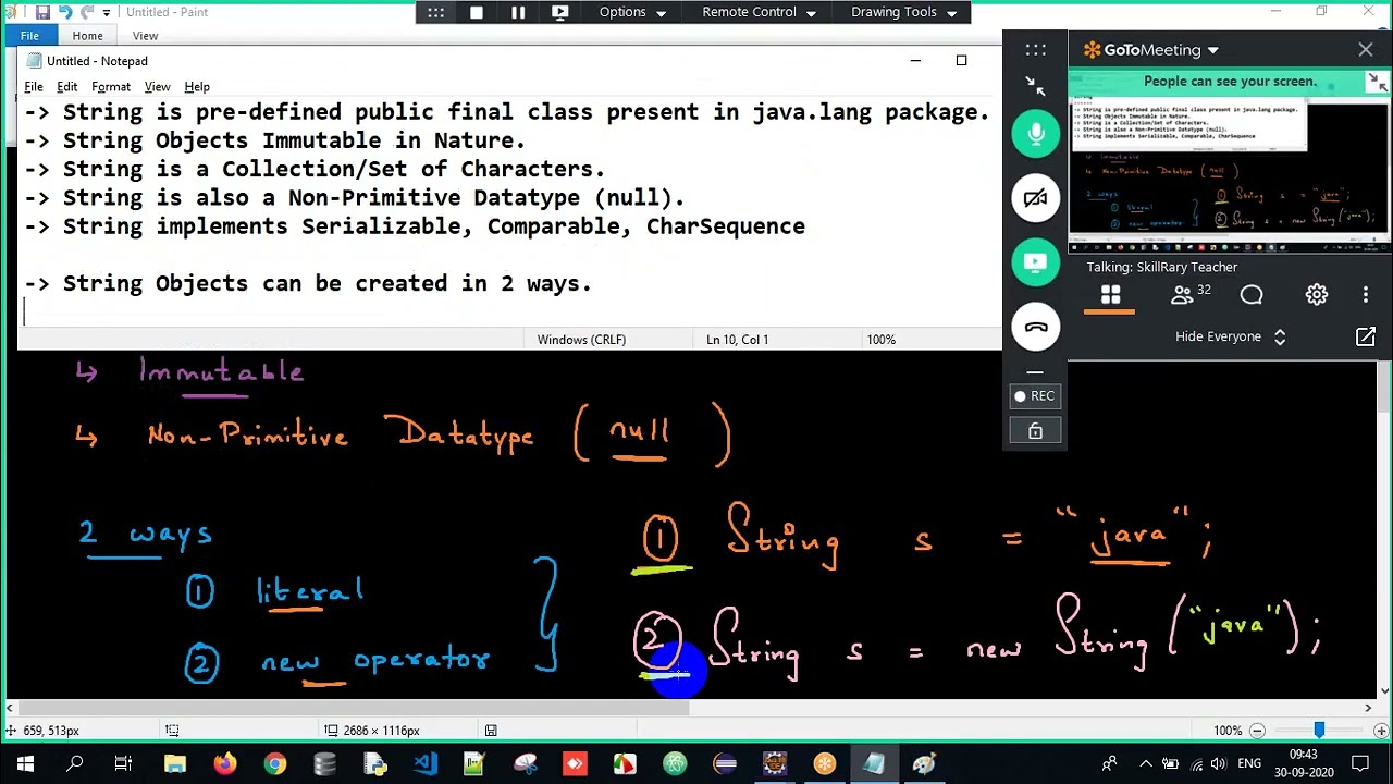 36 STRING CLASS Complete Java Mastery: From Basics to Advanced Programming #LearnJava #NiteshJaitwar