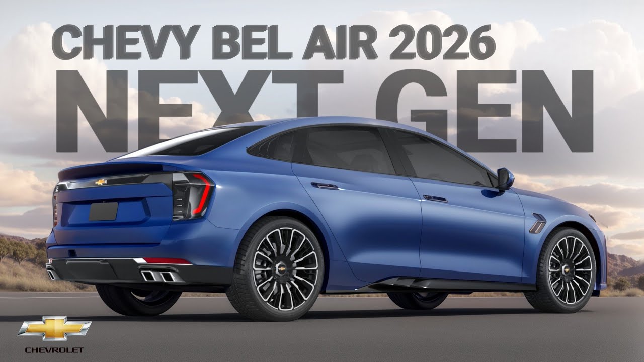  New 2026 Chevrolet Bel Air Tries To Digitally Fill the Demised Malibu's Bildidee 
