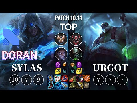 DRX Doran Sylas vs Urgot Top - KR Patch 10.14