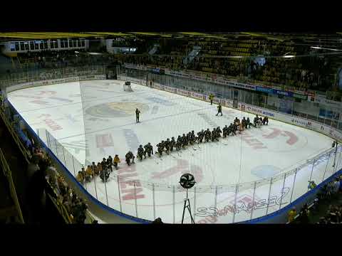 HC Litvínov celebrating third successive victory with fans