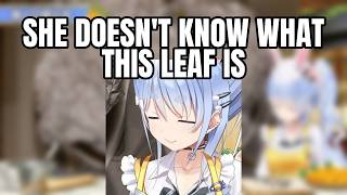 Pekora Has No Idea How to Use Mitsuba Leaves in Her Cooking | Usada Pekora