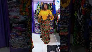 Elegant Ankara Long Dress #zamakalefashion #fashion #afrifashion #fashionstyle