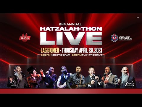 LIVE: 2nd Annual Hatzalah-Thon Concert!