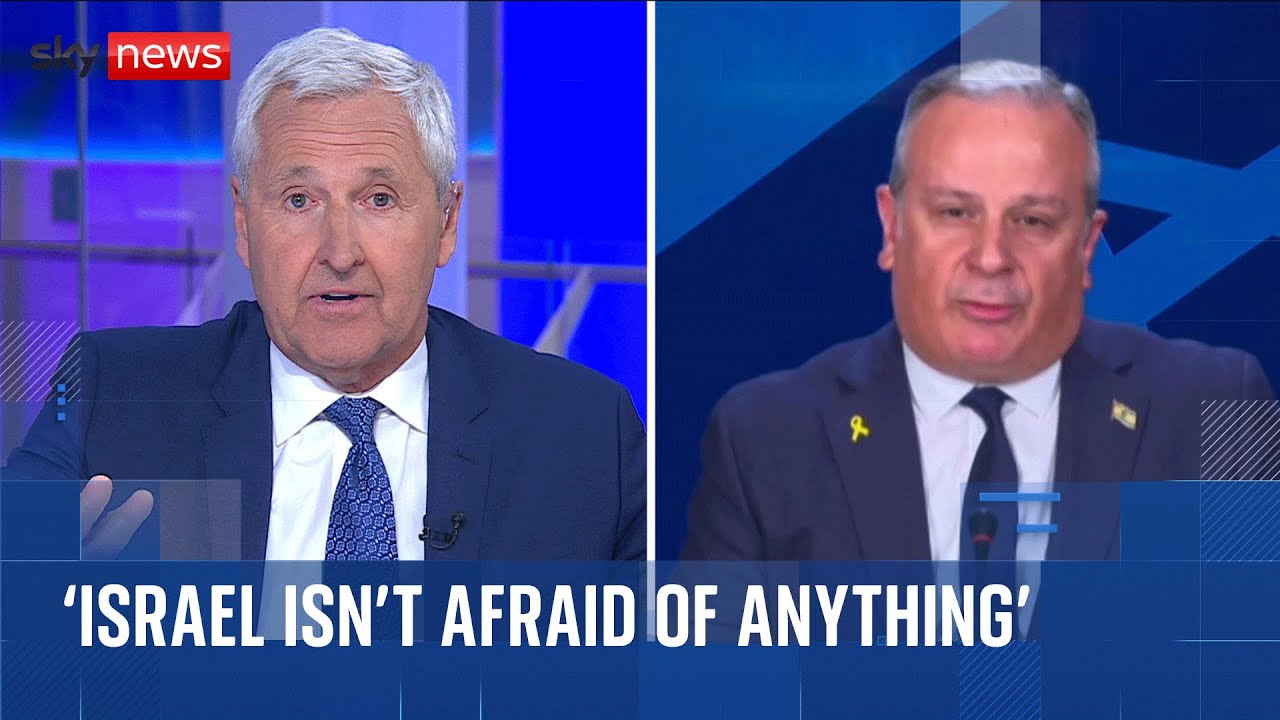 Mark Austin questions Israeli government spokesperson David Mencer on deaths of aid workers