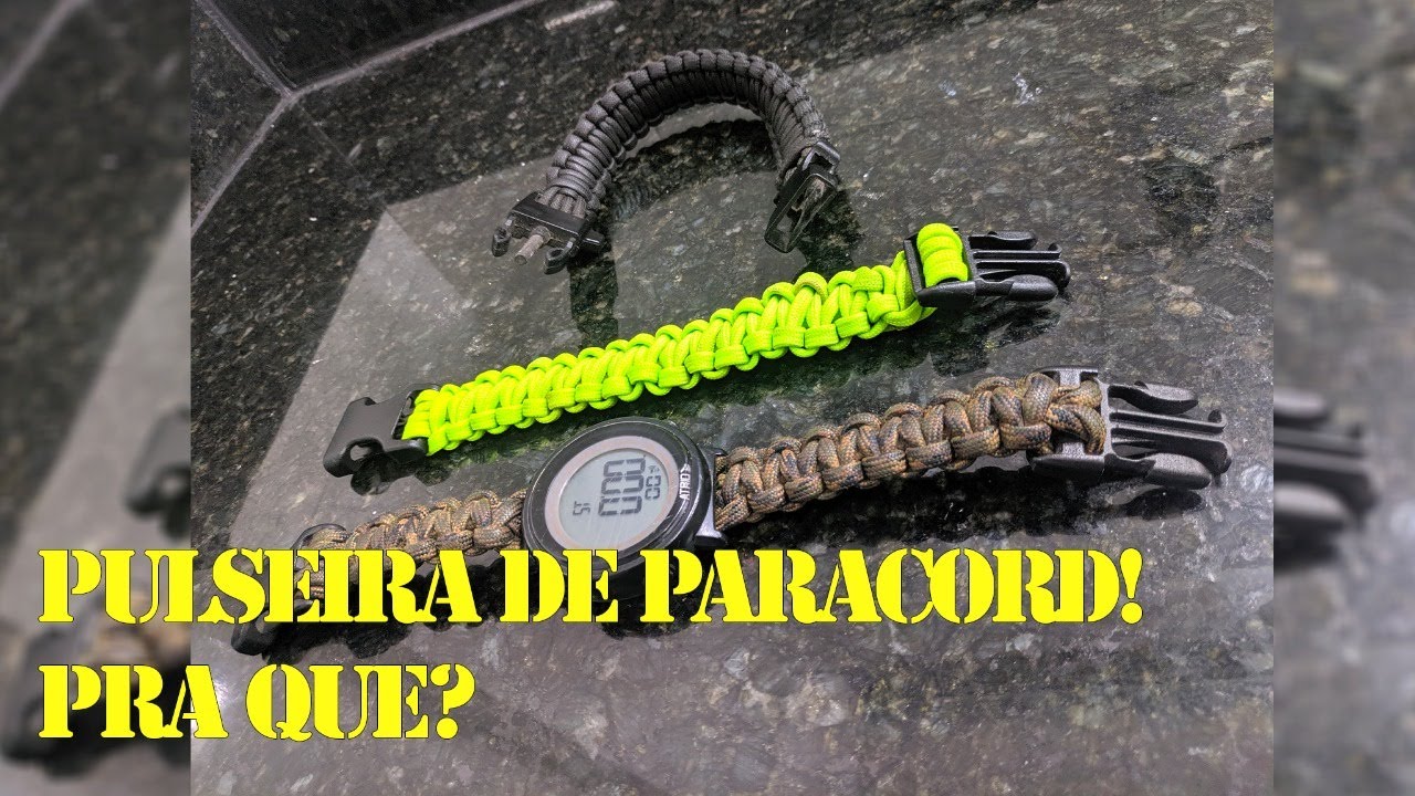 Para que uma pulseira de Paracord? Dicas e utilidades