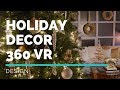 360 VR HOLIDAY DECOR In 4K Modern Christmas