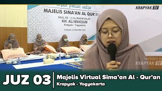 Download lagu JUZ 03 Majelis Virtual Sima an Al Qur an Putri... mp3