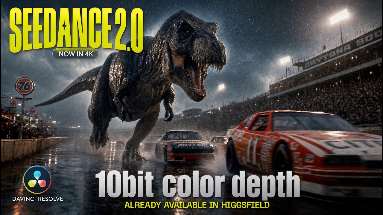 Seedance 4K 10-bit nativo en AI: por fin puedo colorear sin que se rompa HIGGSFIELD