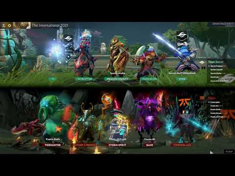 EN Team Secret vs Fnatic   Dota 2 The International 2021 - Group Stage Day 4