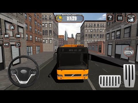 Smart Coach Bus Driving School Test Metro City 18 & Android Gameplay HD