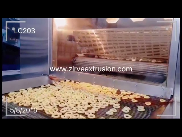 CORN CHIPS PRODUCTION LINE LC403 | adding flavor machine chips best corn chips machine 