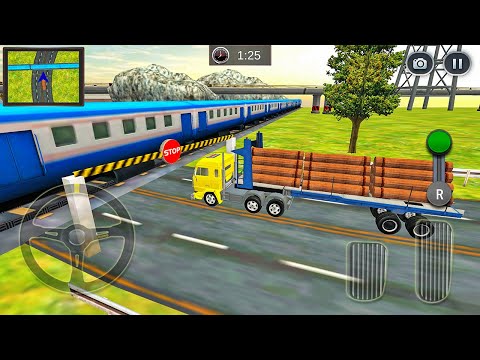 Transporter Truck Simulator 3D - Wooden Logs Transport Driving - Android Gameplay