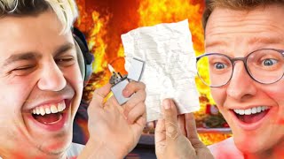 WIR STARTEN EIN BRAND SELBSTEXPERIMENT IN MEINEM ZIMMER... (mit Stegi, Faister & CastCrafter)