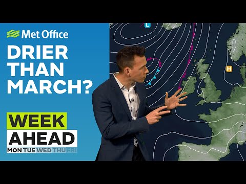 Week Ahead 03/04/2023 – Is April starting drier than March? - Met Office UK Weather