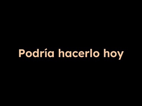 Podría hacerlo hoy | Spanish Handle Verbs | Language Workouts