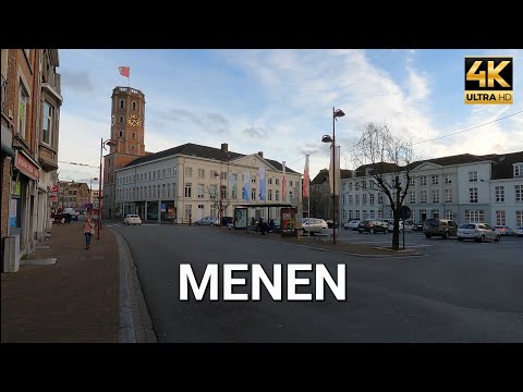 Visit Menen with a city walk 🇧🇪 |4K|