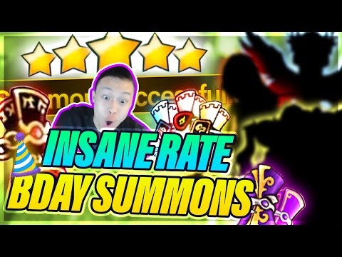 You Wish You Had These BIRTHDAY Nat 5 & Lightning Summon Rates!