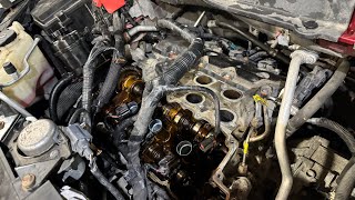 after replacing timing chain error p0019 gmc acadia
