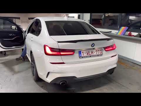 BMW G20 330e - ICON DOWNPIPE + POPS & BANGS TUNE