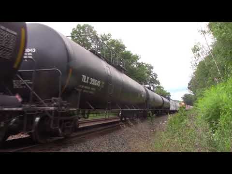CSX Q424 in westfield MA on 8/14/2017