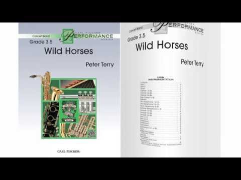 Wild Horses (CPS184) by Peter Terry