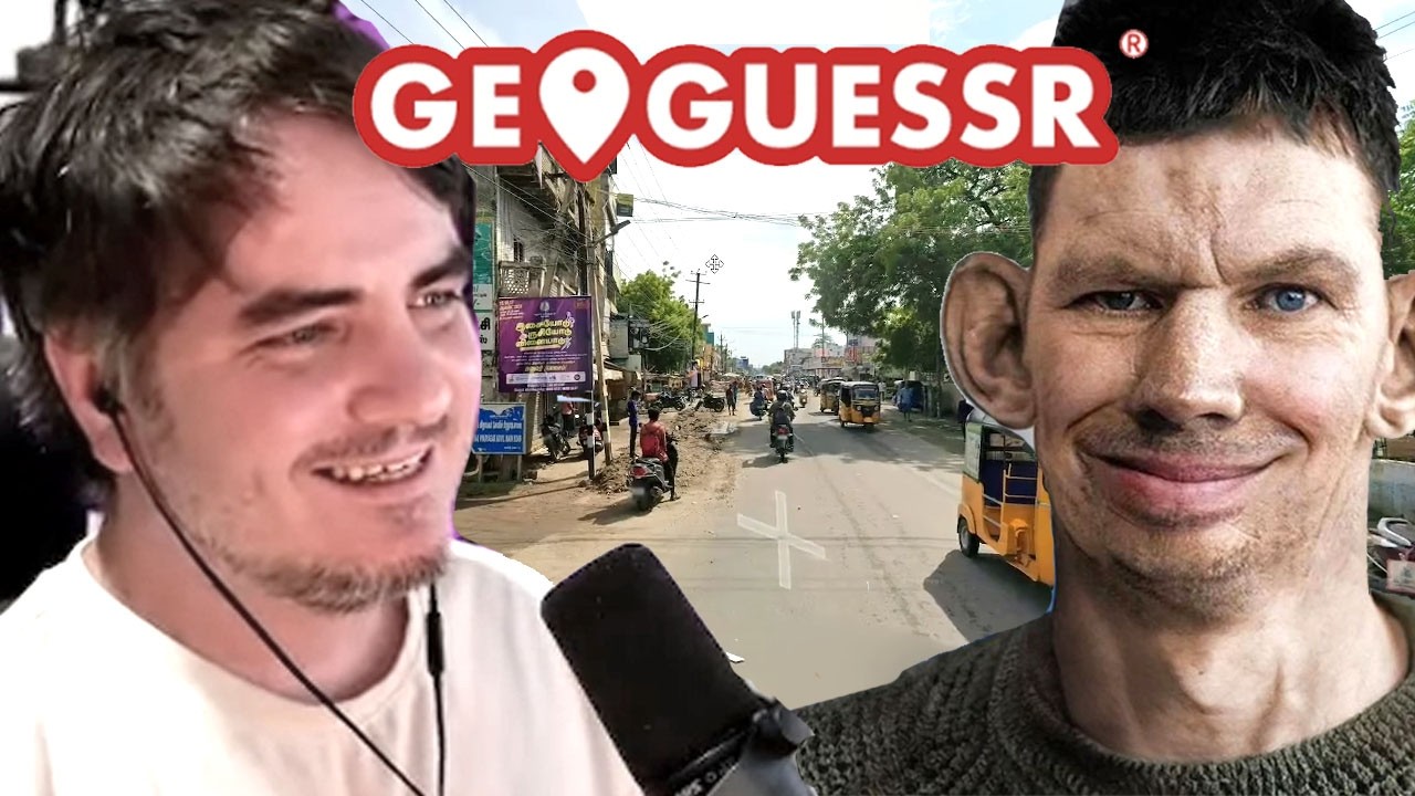 Мэддисон и Глад Валакас играют в Geoguessr