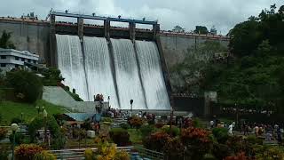 preview picture of video 'Peechi dam open... Today's scenes'