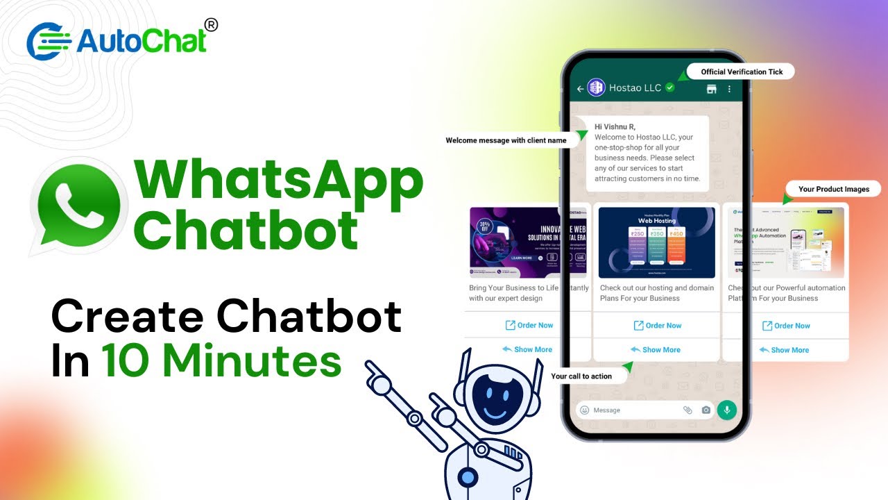 How to Create a WhatsApp Chatbot  Using AutoChat | WhatsApp Cloud API It's Better than You Think!!