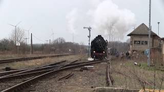 preview picture of video 'BR 52 1360-8 am 21. April 2013 im Mansfelder Land'