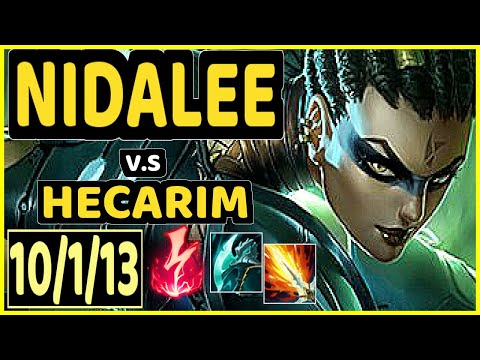 MAXLORE (NIDALEE) vs HECARIM - 10/1/13 KDA JUNGLE CHALLENGER GAMEPLAY - EUW
