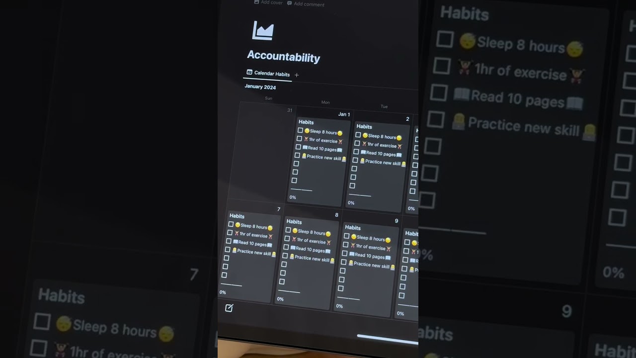 Notion Second Brain 🧠🎯 .....🚀template link in channel links!!!!! #notion #notiontemplate #trading