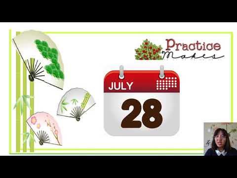 Learn Chinese with Gloria Cheng----Date in Chinese 日期