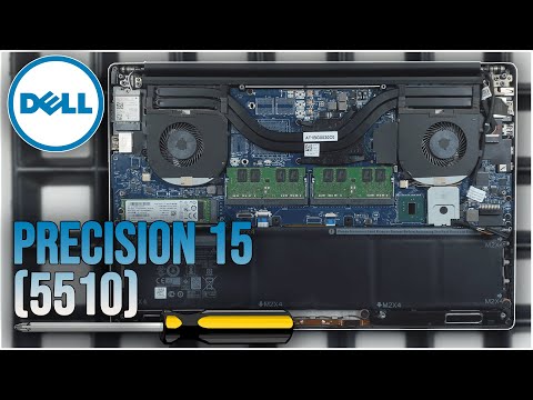 Dell Precision 15 (5510) von Innen - RAM, SSD, Akku, Lüfter wechseln