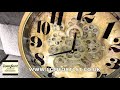 Vintage Copper Brass Mechanical Gear Clock