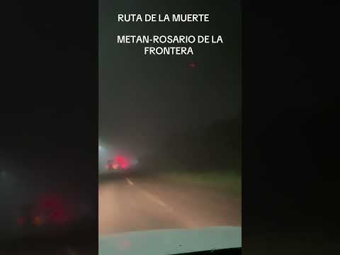 RUTA DE LA MUERTE ENTRE ROSARIO DE LA FRONTERA Y METAN