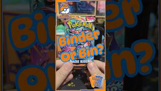 Binder Or Bin Episode 142! Where will today's pull go? #pokemonchannel #pokemoncards #binderorbin