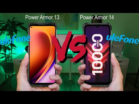 Ulefone Power Armor 13 vs Ulefone Power Armor 14 ||Animate Comparison||